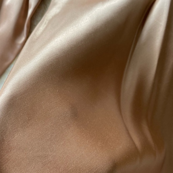 Express Bronze Satin Blouse - Picture 6 of 6
